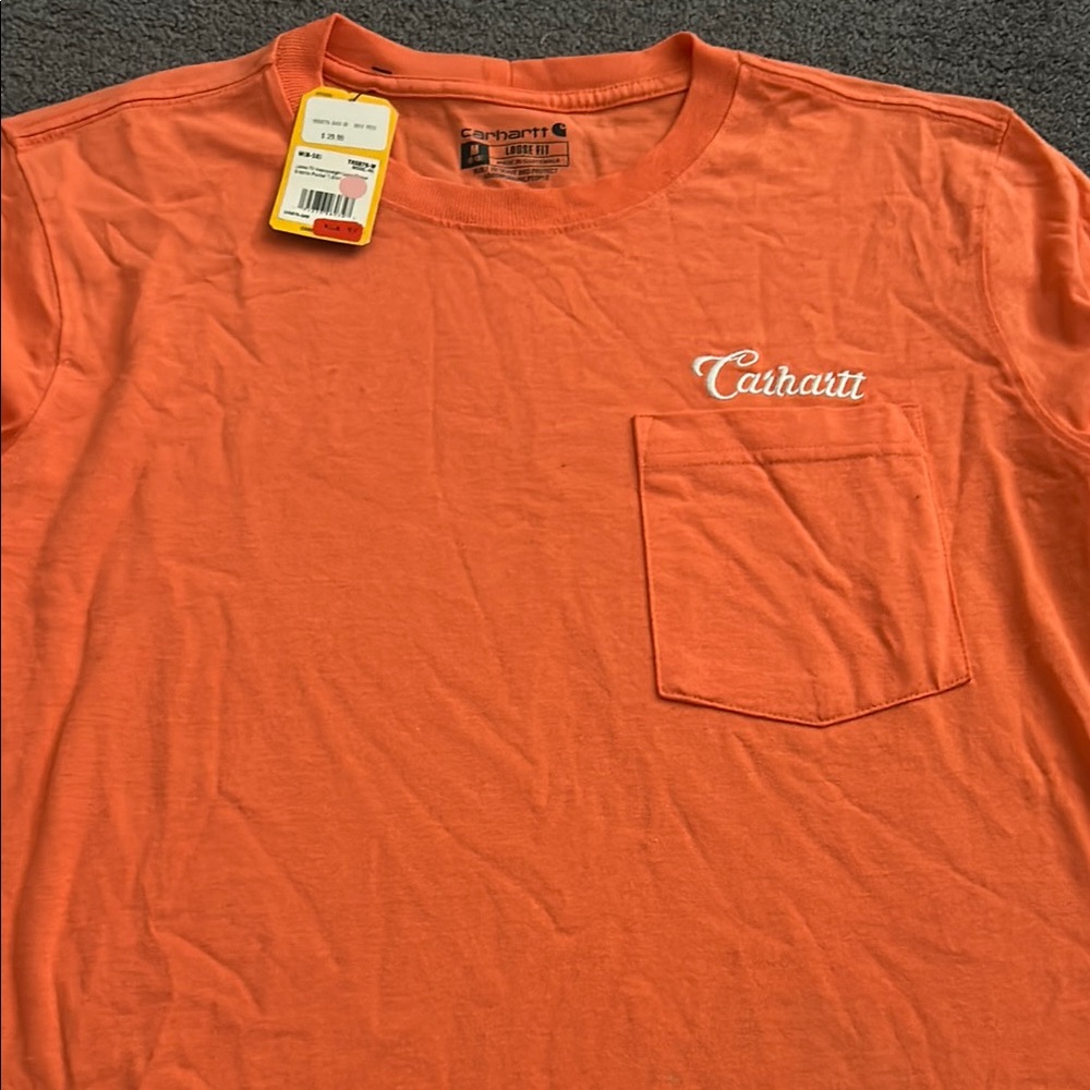 Carhartt Orange Short Sleeve Tee